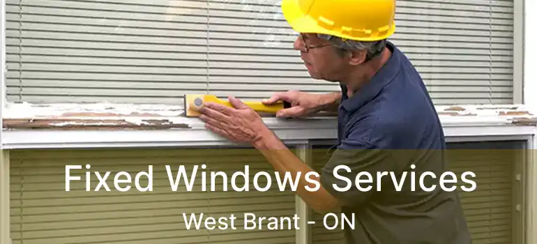  Fixed Windows Services West Brant - ON
