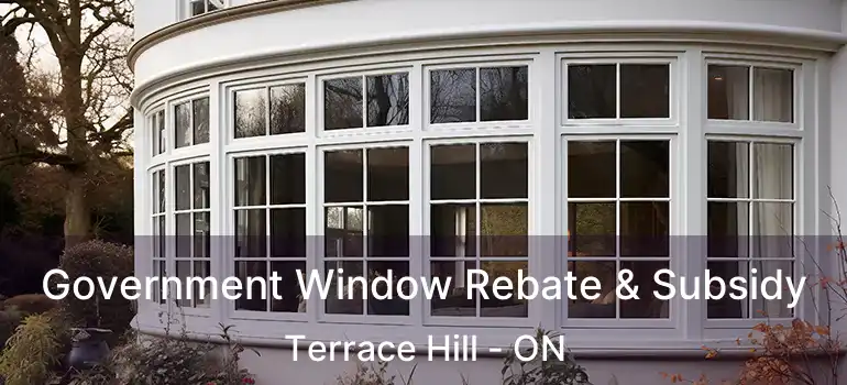  Government Window Rebate & Subsidy Terrace Hill - ON